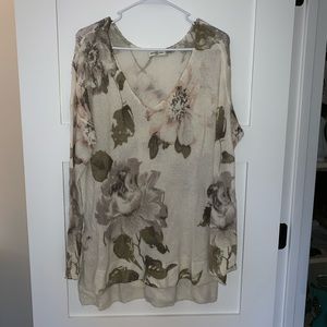Abercrombie Floral Sweater